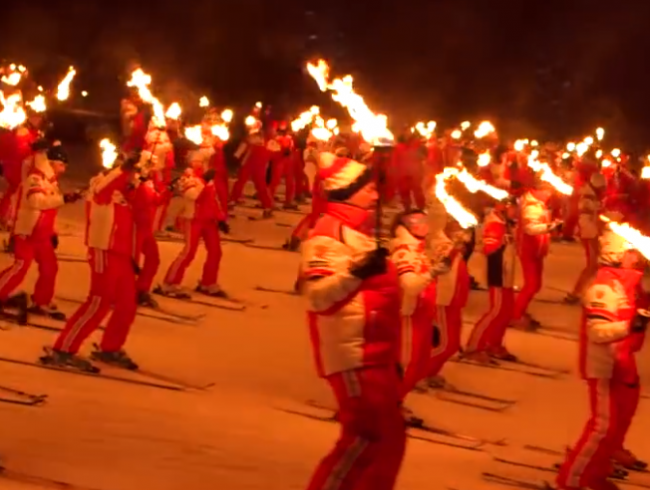 Ski Show Neige et Feu